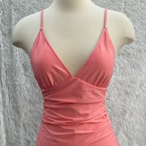 New Feel the romance in the beach with this all pink one piece swimwear